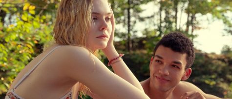 Finch looks at Markey after they finish swimming at the Blue Hole, a lake in Indiana. Photo courtesy of Walter Thomson/Netflix.